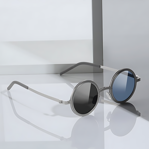 Thiết kế mới <span class=keywords><strong>2025</strong></span> xu hướng Vòng khung Chất lượng cao Sun Glasses đồng bộ Rotating có thể điều chỉnh Tint phân cực Kính mát - Product Image 1