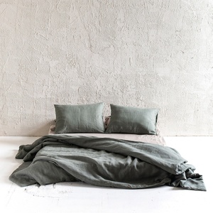 Hotel Wholesale Twin <b>King</b> Linen Duvet Cover Bedding Set French Luxury Flax Pillowcase Bed <b>Sheet</b> Linen Bedding for Bedroom - Product Image 5