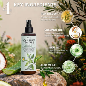 Kuru hasarlı saç Detangling ısı koruması için saç kremi sprey derin nem bırakın siyah insanlar için uygun saç spreyi - Product Image 2