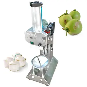 Máquina automática de remoção de casca de coco verde/descascador de coco/descascador de pele de coco para venda