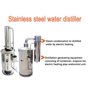 Aparato de destilación de agua de máquina de agua destilada eléctrica de laboratorio - Product Image 2