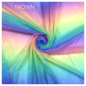 JJ22713-2 New thiết kế độc đáo của New SHADED Holographic bướm Net lưới vải cho phụ nữ của mặt trời bảo vệ quần áo vải - Product Image 4