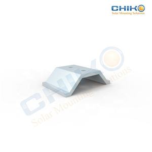 Aluminium profiel zonnepaneel stellingsysteem met klem voor trapezium plaatwerk dak - Product Image 2