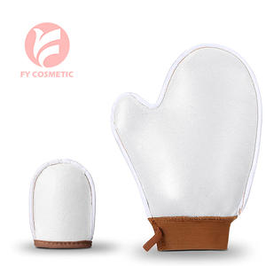 علامة خاصة جديدة مخملية مرنة المعصم الذاتي تان الوردي الخوخ أسلوب بسيط قفاز الجسم الذاتي تان تطبيق قفاز دباغة قفاز - Product Image 4