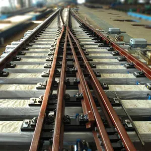 China Manufacturer Railroad Track Switches Turnout Railway Sleepers Switch Turnout For Railway Parts And Accessories