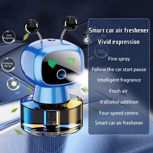 เครื่องพ่นน้ำหอมอัตโนมัติ AI Smart Robot สำหรับพลาสติก กลิ่นหอมติดทนนาน <span class=keywords><strong>เจ</strong></span><span class=keywords><strong>ล</strong></span>น้ำหอม/สเปรย์ดับก<span class=keywords><strong>ล</strong></span>ิ่นภายในรถยนต์ กลิ่นหอมสดชื่นในรถยนต์ ขวดแก้ว - Product Image 5