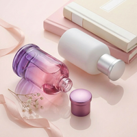 Flacons de parfum de qualité en verre dépoli mat cylindrique vide de 100 ml, design élégant du fabricant Anding