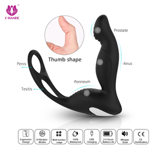 Massaggiatore Prostatico Vibrante S-hande con 9 Modalità per Uomini, Telecomando Wireless - Product Image 2