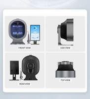 Analyseur de peau 3D AI portable de haute qualité, détecteur facial et capillaire 36M pixels, miroir magique pour les pores, les rides et l'acné