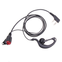 Headset Walkie Talkie, Baofeng UV-9R Plus Earpiece,Headset Radio Walkie Talkie dua arah