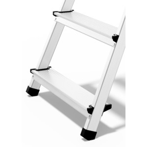 Scalamia ALL188 Modern Aluminum Customizable Straight Folding <b>Ladder</b> 12.5ft Extended Height 150kg Load Capacity Indoor Household - Product Image 6