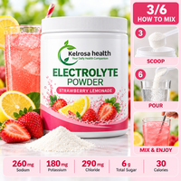 Électrolytes OEM/ODM, poudre d'électrolytes en marque privée, boisson sportive, vitamines, sans sucre, boisson énergétique, hydratation, canettes de boisson électrolytique
