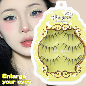 Venta al por mayor Cluster <span class=keywords><strong>Lashes</strong></span> Suministros de belleza Diferentes longitudes Estilo natural Fibra sintética Material D Curl Maquillaje - Product Image 1