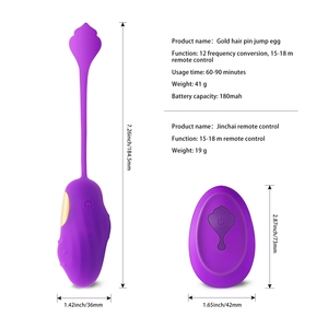 Silicone <b>Vibrating</b> Foreplay Sex Toys for Woman Vagina Pussy <b>Remote</b> <b>Control</b> Female Fun Toy for Sex Game Couple Bullet <b>Vibrator</b> - Product Image 6