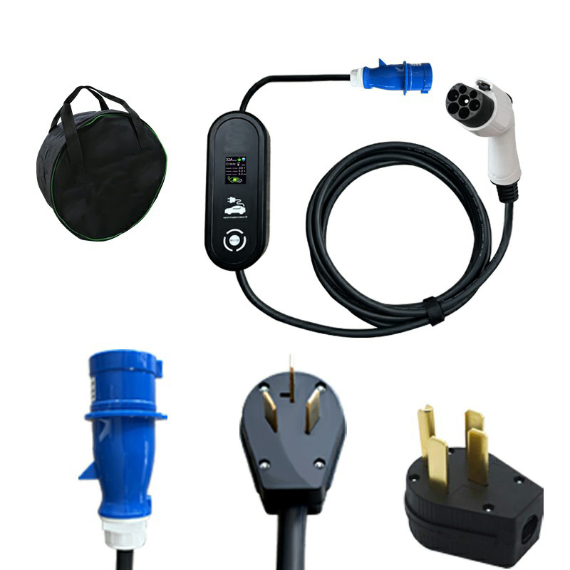 7KW 32A Тип2 к типу2 Ev Connector EV Зарядные разъемы Ev Extension 5м