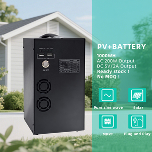 Centrale Électrique Solaire Portable LiFePO4 1000Wh pour Usage Extérieur, Générateur de Sûreté Hors Réseau à Onde Sinusoïdale Pure, Sortie CA 200W - Product Image 3