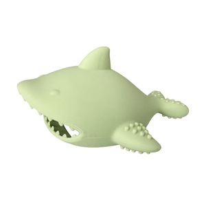 Juguete de Dentición de Silicona con Forma de Tiburón para Bebés de 0 a 6 Meses, Juguetes Masticables para Bebés con Necesidades de Succión, Chupete de Mano para Bebés Lactantes - Product Image 4