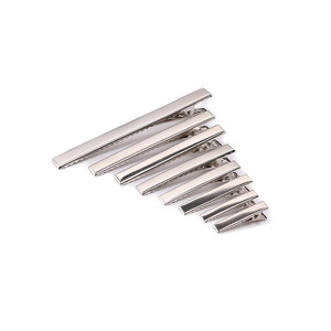 Pinces à cheveux en forme de bec de canard de différentes tailles, pinces à cheveux rectangulaires en forme de <span class=keywords><strong>crocodile</strong></span>, épingles à cheveux plates pour nœuds de cheveux - Product Image 4