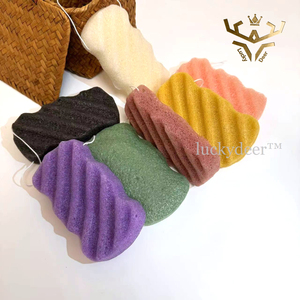 Thân Thiện Với Môi Hữu Cơ Tắm Bọt Biển Konjac Phun Tắm Scrubber Nhẹ nhàng Tẩy Tế Bào Chết Cơ Thể Chà Miếng Bọt Biển Làm Sạch Da Vẻ Đẹp Miếng Bọt Biển - Product Image 1