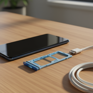 Vassoio per scheda SIM e SD Samsung per Galaxy A52 4G A52 5G A52s 5G Blu - Product Image 3