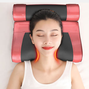High Quality Modern Relaxation Massage Pillow <b>Vibrator</b> Electric Shoulder <b>Back</b> Heating Kneading Therapy Shiatsu Neck <b>Massager</b> - Product Image 3