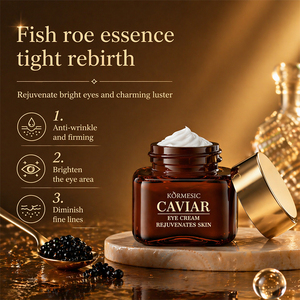 KORMESIC - Crema Contorno de Ojos Rejuvenecedora Antiarrugas con Caviar, 20 g, Marca Privada, Natural de Corea, Hidratante, Nutritiva, Reafirmante, Antiarrugas - Product Image 1
