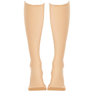 Calcetines de compresión para pantorrillas, <span class=keywords><strong>medias</strong></span> elásticas de compresión <span class=keywords><strong>fuerte</strong></span>, para oficina, para estar sentado mucho tiempo, posoperatorio de liposucción, moldeadoras, de nailon y spandex - Product Image 1