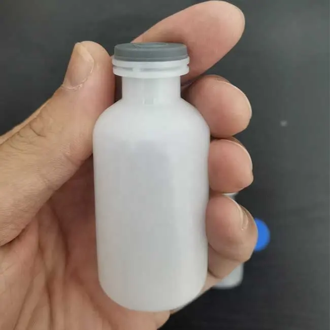 ゴム栓とアルミニウムキャップ付きの注射用30mlプラスチックワクチンボトル滅菌バイアル