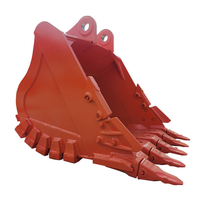 Bucket Batu Mini Excavator Roda Standar Tipe Trench Clamshell Tilt Rock Stone Loader Q355B/Q690D/NM400/ Material untuk 5-75TON