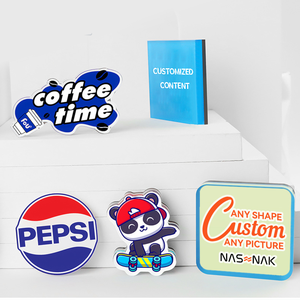 कस्टम क्रिस्टल ऐक्रेलिक चुंबक, थोक व्यक्तिगत फ्रिज स्टिकर, घर सजावट उपहार - Product Image 2