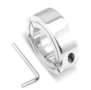 Edelstahl Adult Health Care Metall Vorhaut G-Punkt Herren <span class=keywords><strong>Large</strong></span> Stay Hard Verstellbarer schwerer Cockring für Männer - Product Image 2