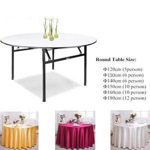 Table de banquet Sinoperfect, mobilier de restaurant, pliable, pour mariage, hôtel, fête, banquet, design rectangulaire, table de banquet pliable - Product Image 3