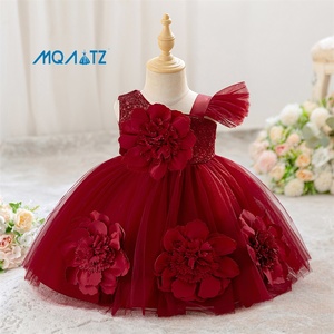 MQATZ Vestito da Damigella con Paillettes per Bambina, Nuovo Abito da Principessa per Neonata, Vestito da Festa di Compleanno per Bambine di 2 Anni AL3099xz - Product Image 4