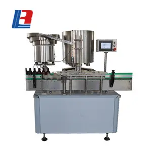 ZGJ6 six-head Automatic rotary Round Bottle Capper Machines With Lid Feeder