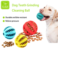 Jouet interactif pour chien éco-responsable et durable, puzzle pour chien, distributeur de friandises, jouet à mâcher en caoutchouc naturel, balles à mâcher pour chat et petits animaux