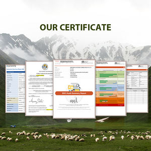 Custom Baby Plaid Natural Knit 100% Manta de Cachemira - Product Image 4