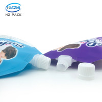 Pochettes souples personnalisées avec bec verseur 1L 2L 3L 5L pour lessive, savon liquide, shampoing, gel douche – Emballage rechargeable