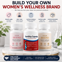 Capsules de soutien à la fertilité 60 gélules OEM Marque privée Supplément de préconception Formule de vitamines prénatales Vente en gros Direct usine
