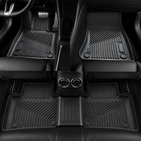 Tapis de sol de voiture imperméables, ensemble complet, anti-poussière, 3D TPE, compatibles avec Mercedes-Benz GLC 5 places