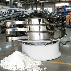Stainless Steel 304 Motor Rotary Vibrating Screen Separator for Food Processing Spice Onion Powder High Precision Mesh Sieving - Product Image 3