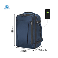 Sac à dos unisexe imperméable grande capacité pour ordinateur portable, avec port USB, idéal pour les voyages d'affaires et le quotidien, fermeture éclair – Offre Spéciale