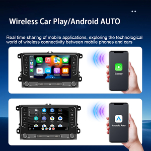 7 pulgadas Carplay <span class=keywords><strong>Android</strong></span> Auto Car Radio 2Din Car DVD Player para VW Car Radio GPS <span class=keywords><strong>Bluetooth</strong></span> RDS con pantalla táctil capacitiva HD - Product Image 4