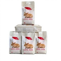 Sacs tissés en PP personnalisés en usine Sacs d'emballage pour aliments du bétail pour lapins, chevaux et animaux de compagnie