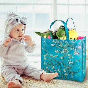 Bolsas de compras reutilizables, paquete de 6 bolsas grandes impermeables para compras - Product Image 6