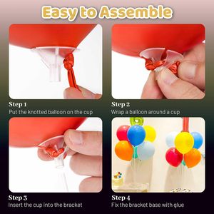VANTUR Round Wedding <b>Table</b> Floating <b>Balloon</b> <b>Stand</b> Holder Support Durable Plastic Party Accessories for Other Occasions - Product Image 4