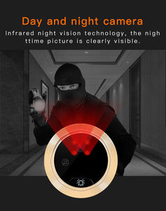 <span class=keywords><strong>Vision</strong></span> <span class=keywords><strong>nocturne</strong></span> claire 145 degrés grand Angle 1800mAh batterie Photo-tir 4.3 pouces 1MP caméra de visionneuse de porte - Product Image 4