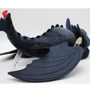 Thiết kế mới màu đen rồng Khủng long đồ chơi sang trọng siêu mềm Hot nhồi bông đồ chơi với PP bông điền đóng gói trong túi OPP - Product Image 5