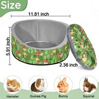 Lit pour petit animal de compagnie Cachette de cochon d'Inde Hamster Totoro Cachette Matelas souple Furet Lit rond porte-gobelet mobile