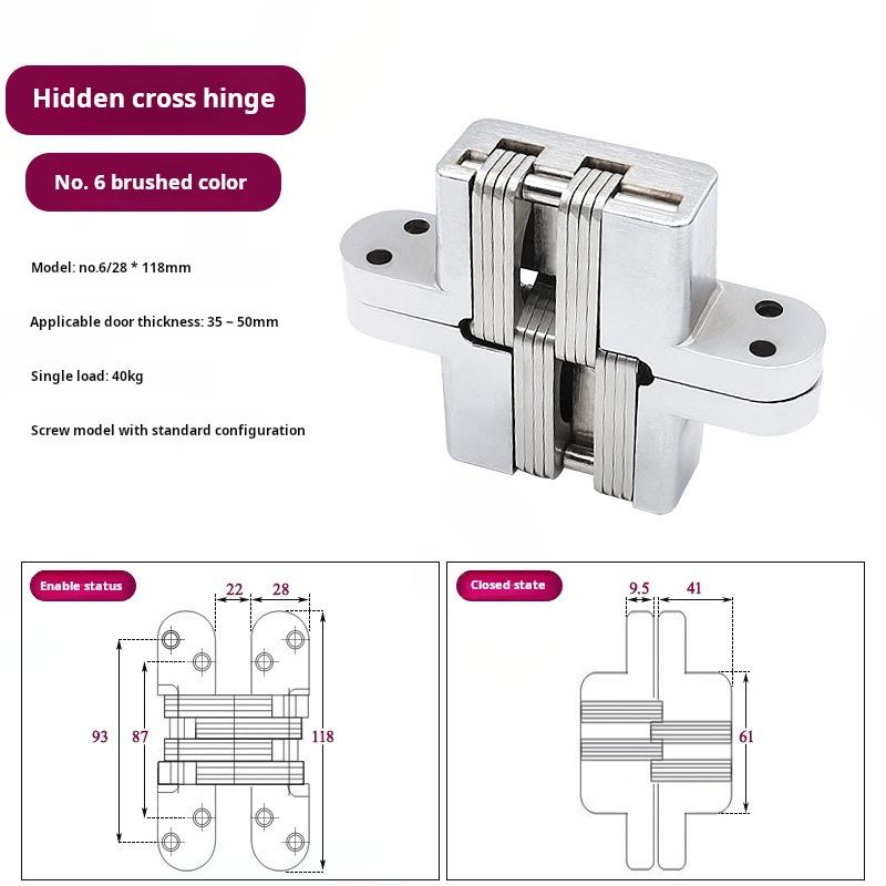 No.6-28X118mm/Silver White