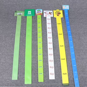 Product Display <b>Hook</b> Strips for Supermarket Retail Merchandising <b>Clips</b> 12 <b>Hooks</b> Snack Hanging Strips with Label Header - Product Image 2